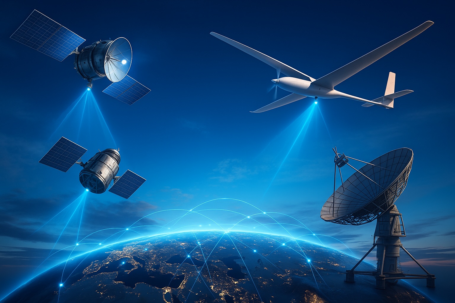 空のインフラとは？低軌道衛星と高高度無人機が支える次世代インターネット
